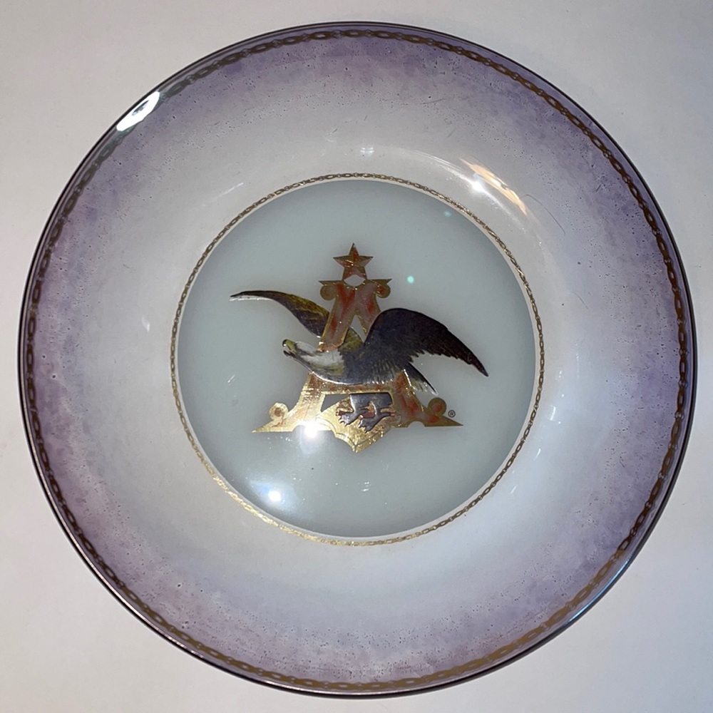 Vintage anheuser busch 14” platter